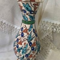 Красива ръчно рисувана ваза от Италия , снимка 1 - Вази - 42635722