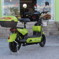 Електрически скутер с двойна седалка EBZ14, 14" гуми, 500W, 48V GREEN, снимка 3 - Мотоциклети и мототехника - 41816693