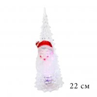 1207 Светеща коледна елхичка с Дядо Коледа или Снежко 3 размера, снимка 9 - Декорация за дома - 26744731