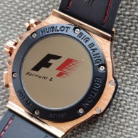 Луксозен мъжки часовник Hublot Big Bang Edition F 1 Tourbillon , снимка 12 - Мъжки - 32468372