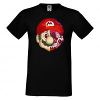 Мъжка тениска Mario Zombie 5 Игра,Изненада,Подарък,Празник,Повод, снимка 3 - Тениски - 37237925