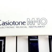 Casio Casiotone M-10 (1980) - ретро рядка преносима клавиатура, снимка 7 - Синтезатори - 40620719