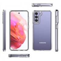 Samsung Galaxy S21 / S21 Plus / S21 Ultra - Удароустойчив Прозрачен Кейс COSS, снимка 5 - Калъфи, кейсове - 31913793