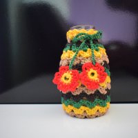 Красиви ръчно плетени вази, снимка 8 - Вази - 32188846
