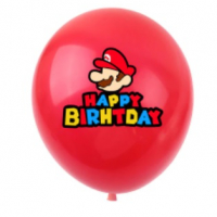 Супер Марио Super Mario Обикновен надуваем латекс латексов балон парти хелий или газ, снимка 6 - Други - 27388751