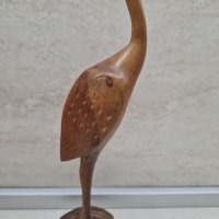 Дървена птица - дърворезба, снимка 2 - Статуетки - 38916233