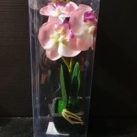 Изкуствени орхидеи в саксийка , снимка 2 - Изкуствени цветя - 35350920