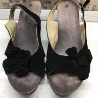 Дамски летни обувки на ток ,,SOFTCLOX” номер 40, снимка 1 - Дамски обувки на ток - 29824700