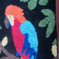 70 см!  Папагал - текстилно пано за стена с папагал, снимка 3 - Други - 32123447