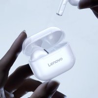 Lenovo LP40 TWS Безжични Bluetooth 5.0 Слушалки Бас, Сензорно управление, Стерео, шумопонижаване, снимка 12 - Bluetooth слушалки - 42337193