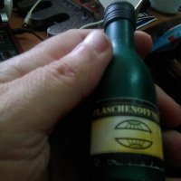 Стара германска отварачка с форма на бутилка, снимка 1 - Други ценни предмети - 37672868