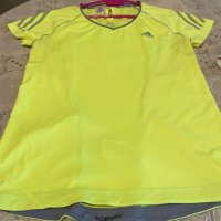 Нова оригинална тениска блуза Adidas  Адидас неоново зелено сигнално жълто , снимка 6 - Тениски - 36748163