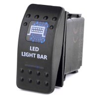 Копче / бутон за вграждане за  различни светлини / надпис " LED LIGHT BAR'' - C00501, снимка 1 - Аксесоари и консумативи - 37449818