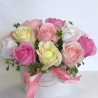Букет със сапунени рози, снимка 5 - Подаръци за жени - 33178203