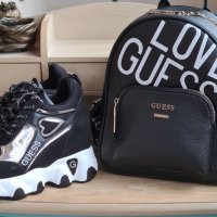 Дамска раница и спортни обувки Guess код 21, снимка 1 - Дамски ежедневни обувки - 35615769