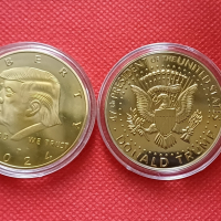Монета- плакет Доналд Тръмп 2024 г., снимка 2 - Нумизматика и бонистика - 44647767