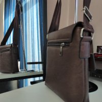 Мъжка чанта, малка, кафява 17лв., снимка 4 - Чанти - 35595437