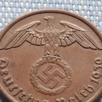 Монета 2 райхсфенинг 1939г. Германия Трети Райх с СХВАСТИКА за КОЛЕКЦИЯ 39862, снимка 7 - Нумизматика и бонистика - 42819996