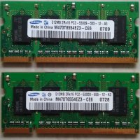 РАМ Памет за лаптоп SODIM RAM Memory 512MB DDR2, снимка 2 - RAM памет - 31180995