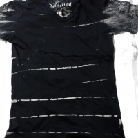 Мъжка тениска AFFLICTION Black Premium Standard Series Black Wash М Medium, снимка 2 - Тениски - 36577527