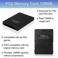128MB карта памет за Sony Playstation 2 / PS2, снимка 2 - Други игри и конзоли - 30330463