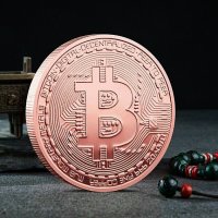 Биткойн монета / Bitcoin ( BTC ) - Cooper, снимка 1 - Нумизматика и бонистика - 31223256