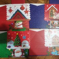 16*14*19 см къща Коледна Картонена подаръчна кутия подаръчни кутии подарък коледни, снимка 2 - Други - 42894900