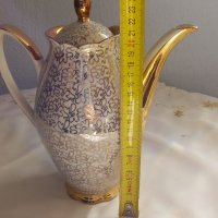 Немски порцеланов чайник с позлата , снимка 10 - Сервизи - 35317733