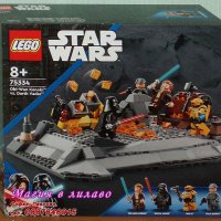 Продавам лего LEGO Star Wars 75334 - Оби-Уан Кеноби срещу Дарт Вейдър, снимка 1 - Образователни игри - 37581924