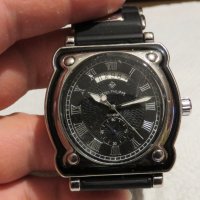 Рядък стар мъжки механичен часовник Patek Phillipe Geneve - AUTOMATIC за колекционери и ценители ., снимка 10 - Мъжки - 31752003