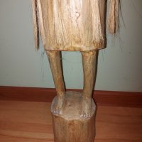 Дървена статуетка, снимка 6 - Статуетки - 40510780