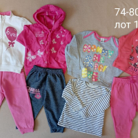 Блузки, бодита, комплекти за мала дама 74/80 , снимка 1 - Комплекти за бебе - 36442386