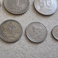 Монета. Грузия. 1, 5, 10, 20 ,50 тетри. и 1 и 2 лари . 7 бройки., снимка 4 - Нумизматика и бонистика - 42350851