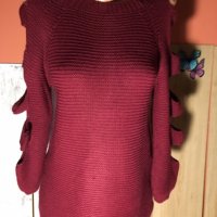 🧣🌺Пуловер-туника с тренди ръкави,м/л👉19 лв.❣️, снимка 1 - Блузи с дълъг ръкав и пуловери - 31016151