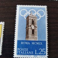 Пощенска марка 5бр-ИТАЛИЯ-Олимпийски игри 1960, снимка 5 - Филателия - 39854086