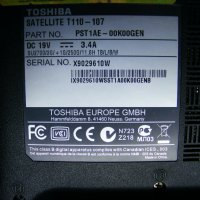 Лаптоп за части Toshiba Satellite T110 -107, снимка 7 - Части за лаптопи - 34952691