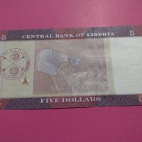Банкнота Либерия-16040, снимка 3 - Нумизматика и бонистика - 30525166