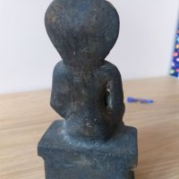 Китайска бронзова статуетка на буда, снимка 7 - Антикварни и старинни предмети - 35001543