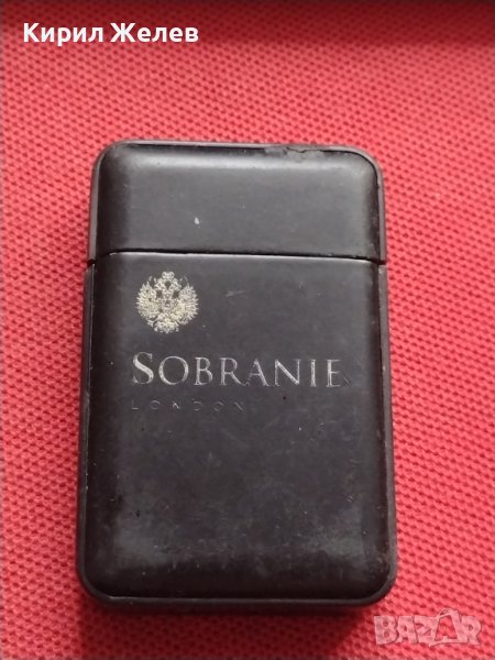 МОДЕРНА МЕТАЛНА ЗАПАЛКА SOBRANIE LONDON МНОГО КРАСИВА СТИЛЕН ДИЗАЙН 7551, снимка 1