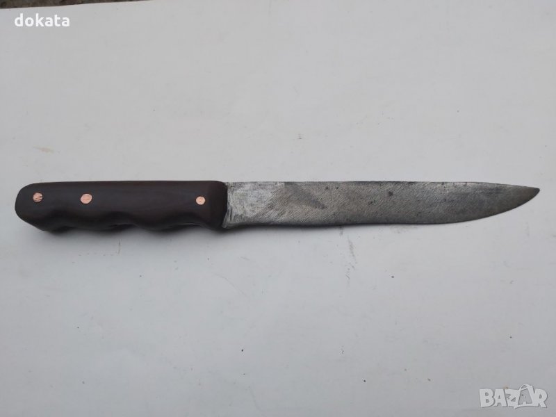 Стар касапски нож от соца., снимка 1