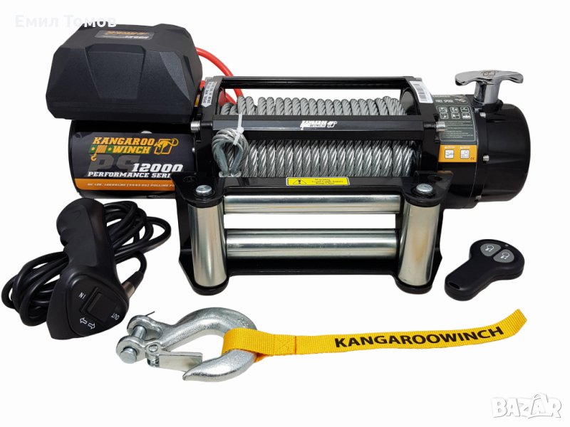 Лебедка KangarooWinch/PowerWinch K 12000 PS (Performance Series) 5443 kg -НОВА, снимка 1