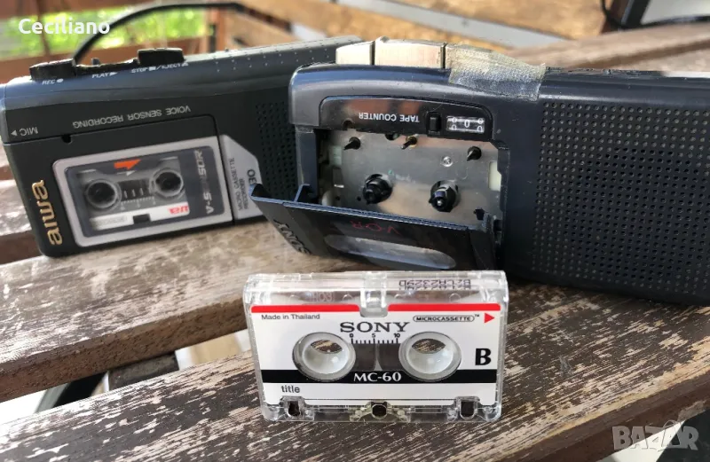 Диктофони Sony и Aiwa-Колекция-за профилактика!, снимка 1