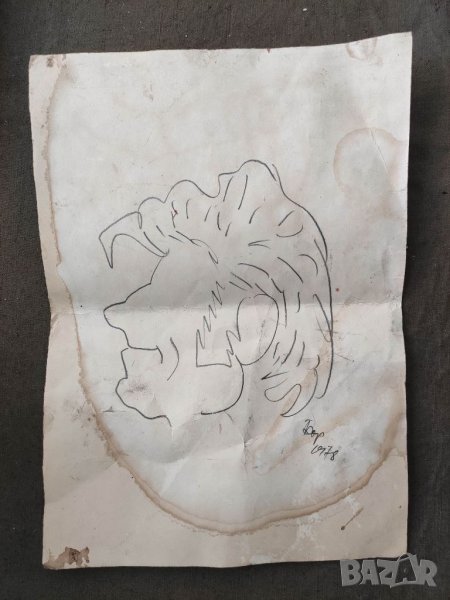 Продавам Голяма карикатура / рисунка от 1978  , снимка 1