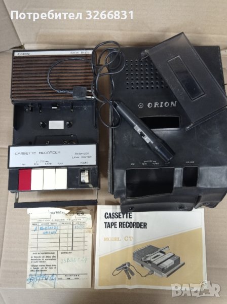 касетофон репортерски ORION , снимка 1