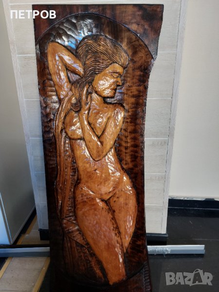УНИКАТИ! 2бр.ръчна дърворезба 100/40см. и 40/25см., снимка 1