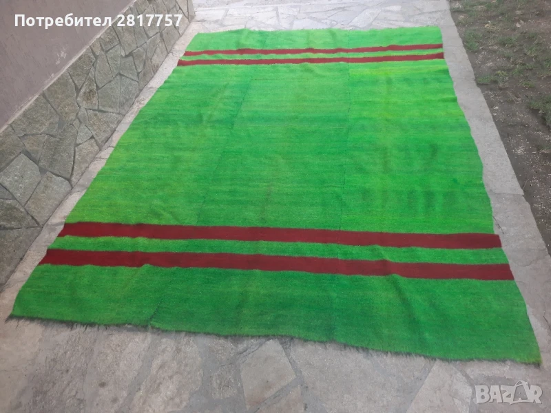 Ретро автентично вълнено одеяло НОВО , снимка 1