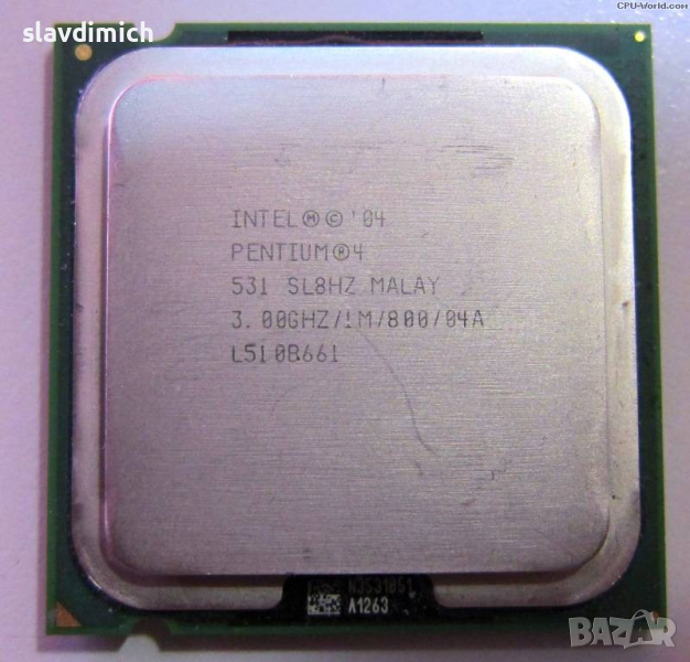 Продавам процесор CPU за компютър Intel Pemtium 531 socket 775 23 Ghz/ 1M/ 800 mhz, снимка 1