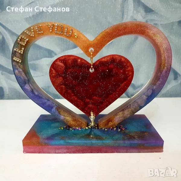 Персонален подарък във формата на сърце, снимка 1