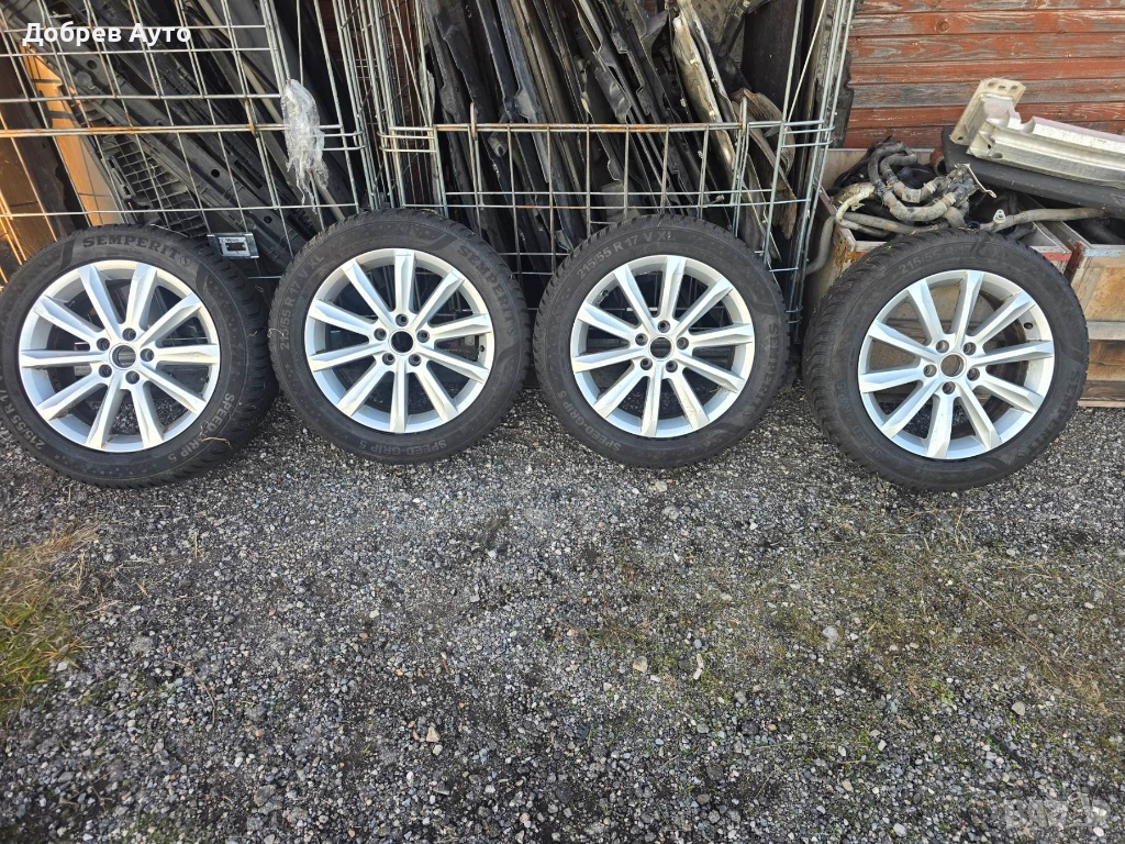 Лети джанти 17" с зимни гуми за VW Passat B8  , снимка 1