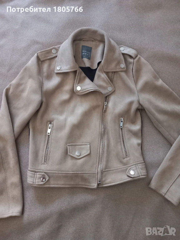 Късо яке велур, снимка 1